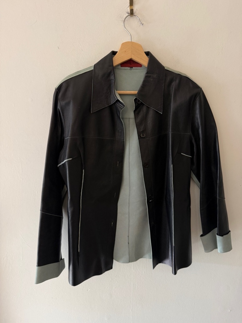 VINTAGE Nicola Berti leather suede jacket